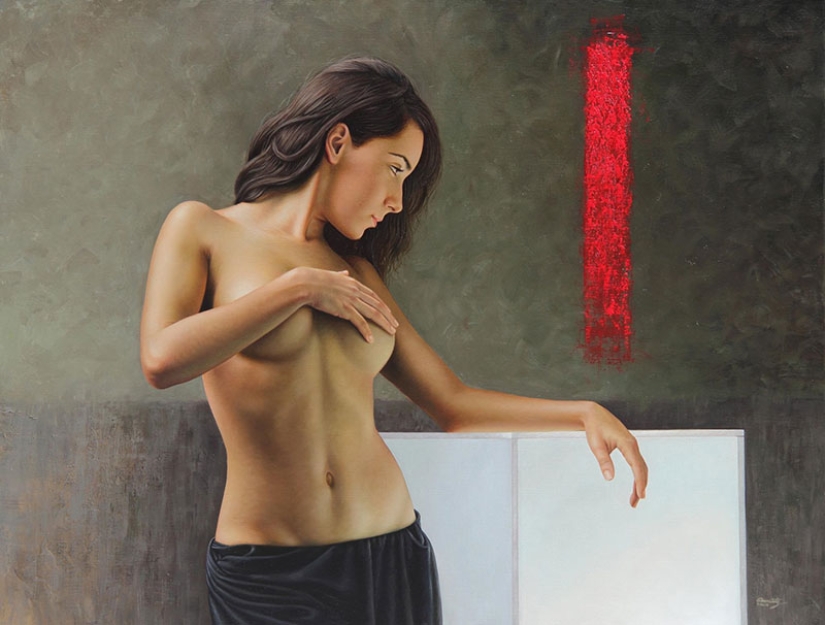 Seductive masterpieces of the king of hyperrealism Omar Ortiz