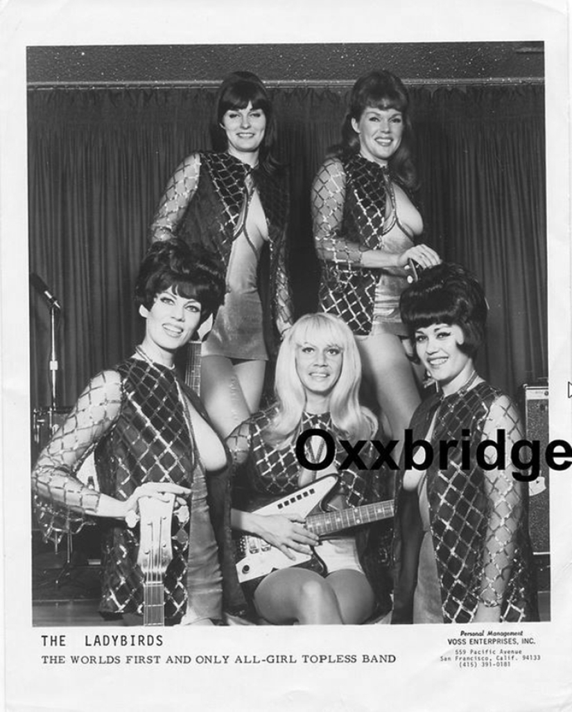 Senos cantores: grupos musicales en topless de la segunda mitad del siglo XX