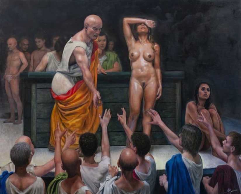 Sensual paintings by artist Hanto Garrucho Sensual paintings by artist Hanto Garrucho