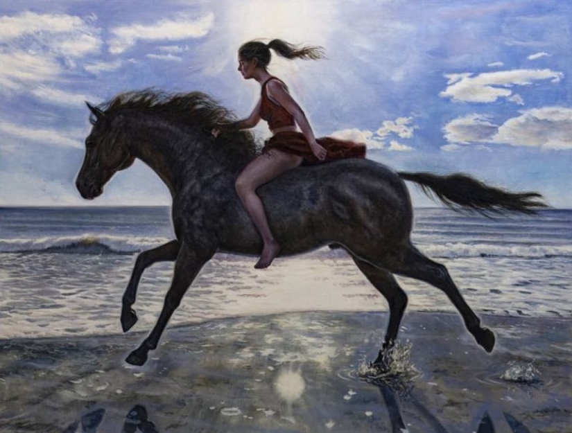 Sensual paintings by artist Hanto Garrucho Sensual paintings by artist Hanto Garrucho