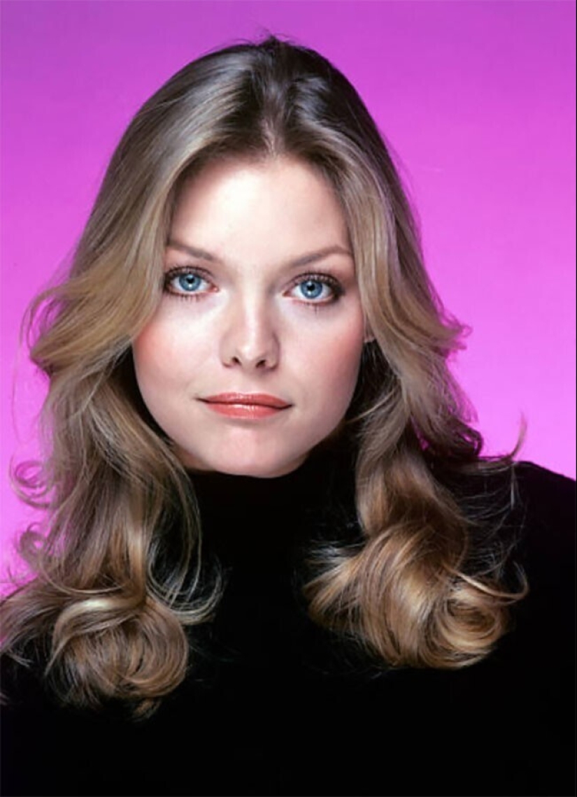 Sesión de fotos de la futura estrella-Michelle Pfeiffer, de 21 años