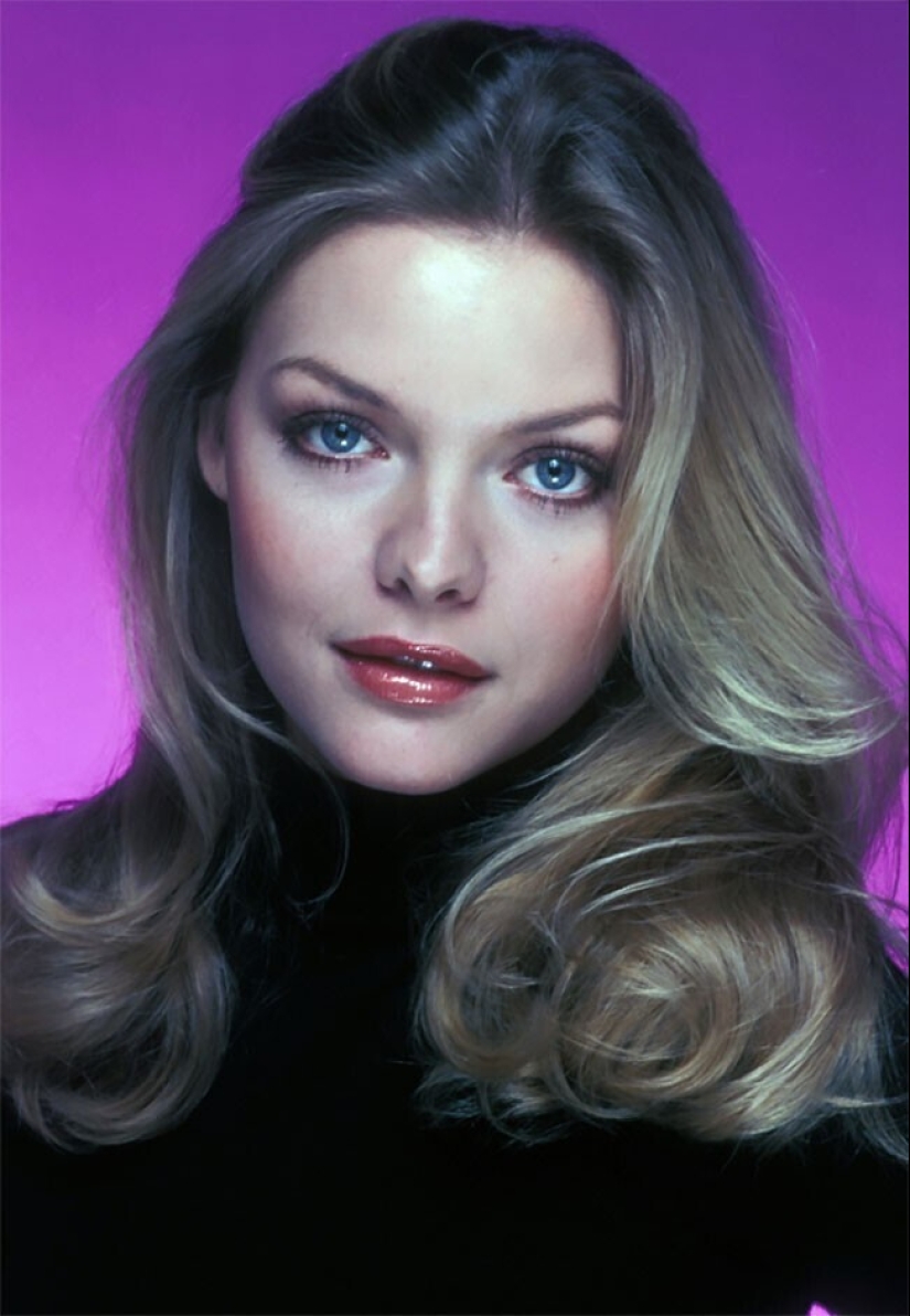 Sesión de fotos de la futura estrella-Michelle Pfeiffer, de 21 años