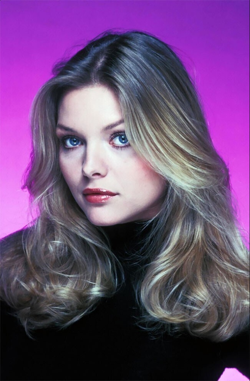 Sesión de fotos de la futura estrella-Michelle Pfeiffer, de 21 años