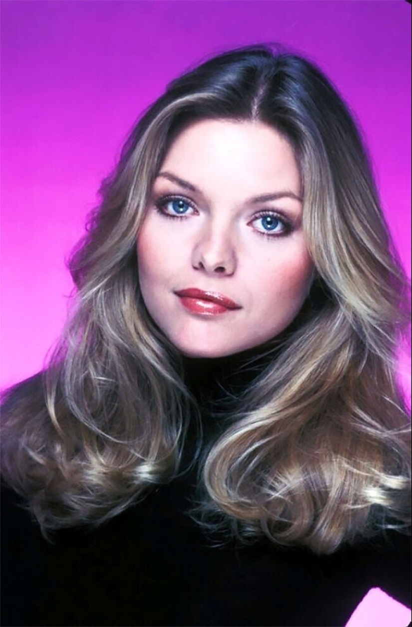 Sesión de fotos de la futura estrella-Michelle Pfeiffer, de 21 años