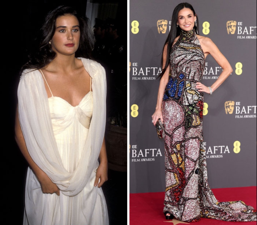 Side-By-Side Pics Of Famous Actors’ First And Last Red Carpet Photos