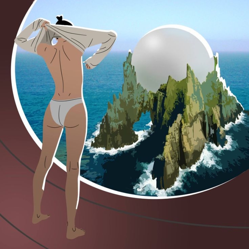 Simple feminine joys in illustrations by Gabriel Pennacchioli