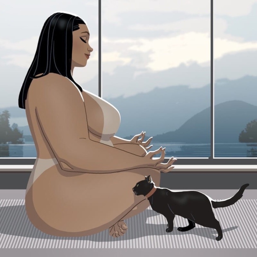 Simple feminine joys in illustrations by Gabriel Pennacchioli