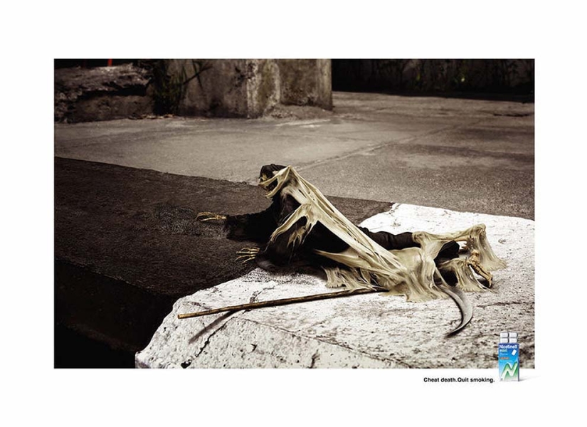 Smoking kills: Examples of the most shocking anti-smoking ads