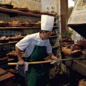 Sobrino de Botin is the oldest restaurant in Europe, which Hemingway loved and where Goya worked part—time in his youth Sobrino de Botin is the oldest restaurant in Europe, which Hemingway loved and where Goya worked part—time in his youth