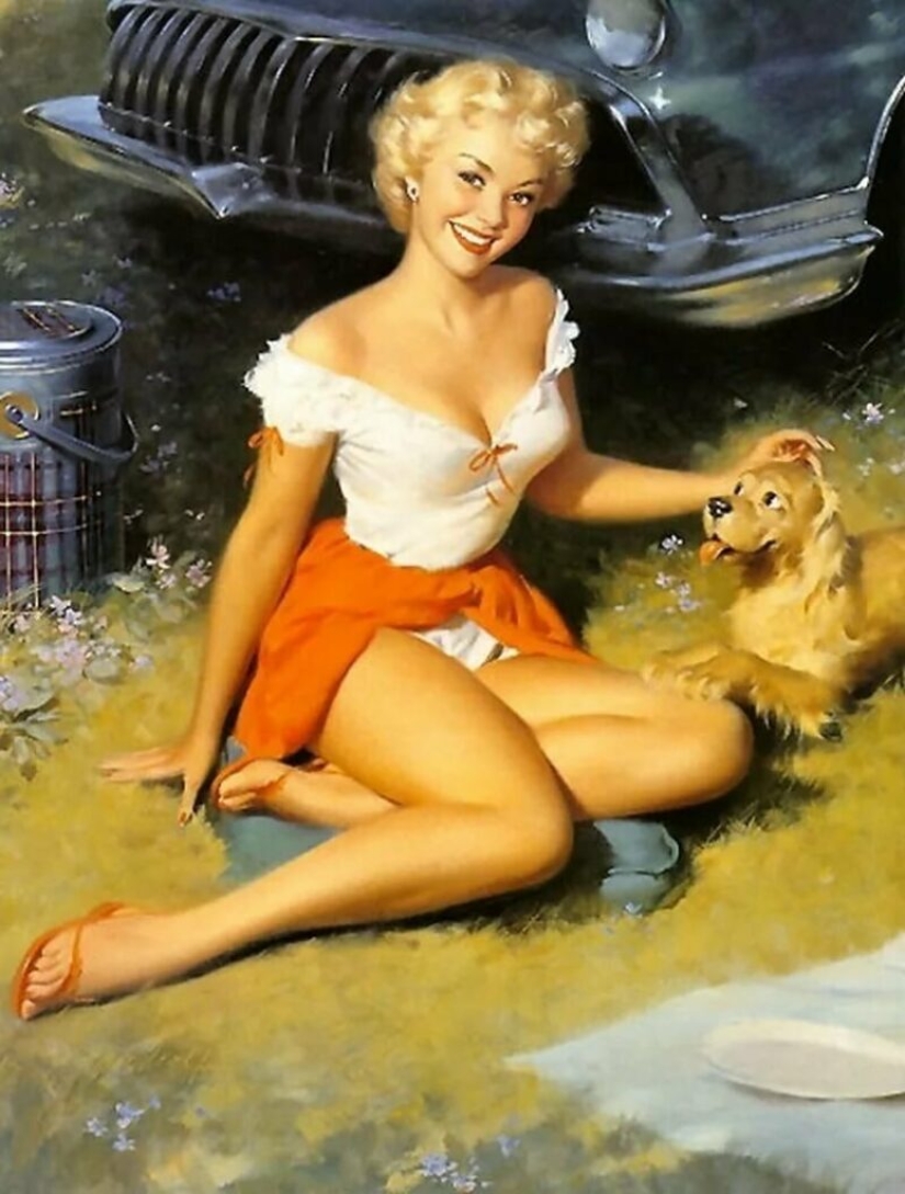 Solid American pinup by Bill Madcalf
