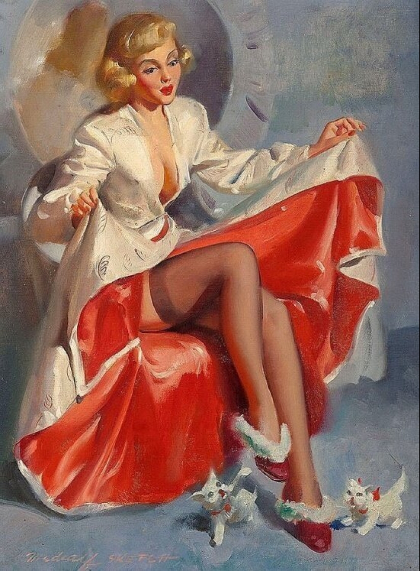 Solid American pinup by Bill Madcalf