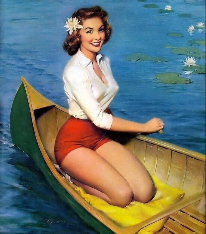 Solid American pinup by Bill Madcalf