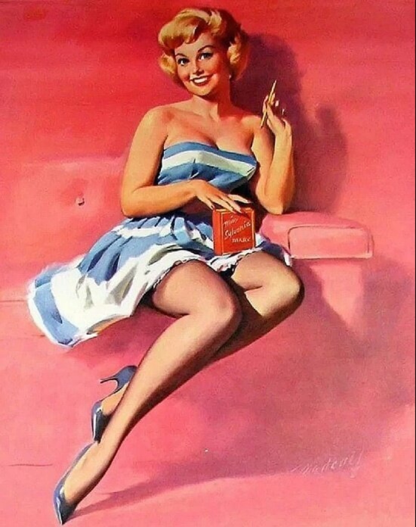 Solid American pinup by Bill Madcalf