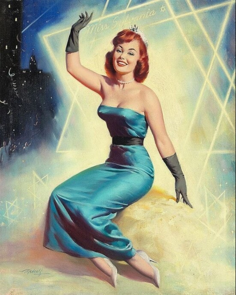 Solid American pinup by Bill Madcalf