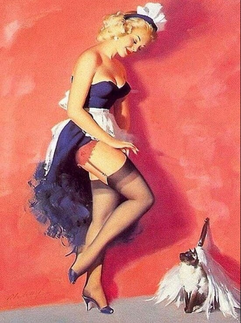 Solid American pinup by Bill Madcalf
