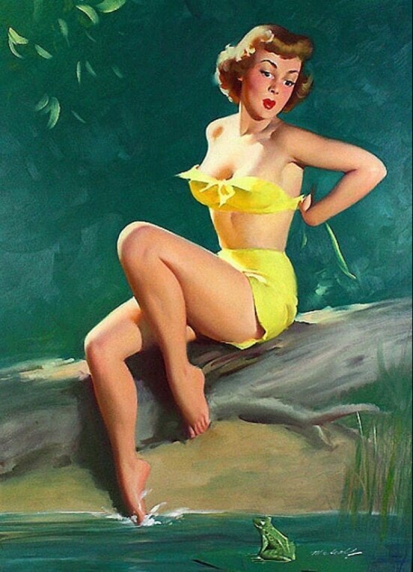 Solid American pinup by Bill Madcalf