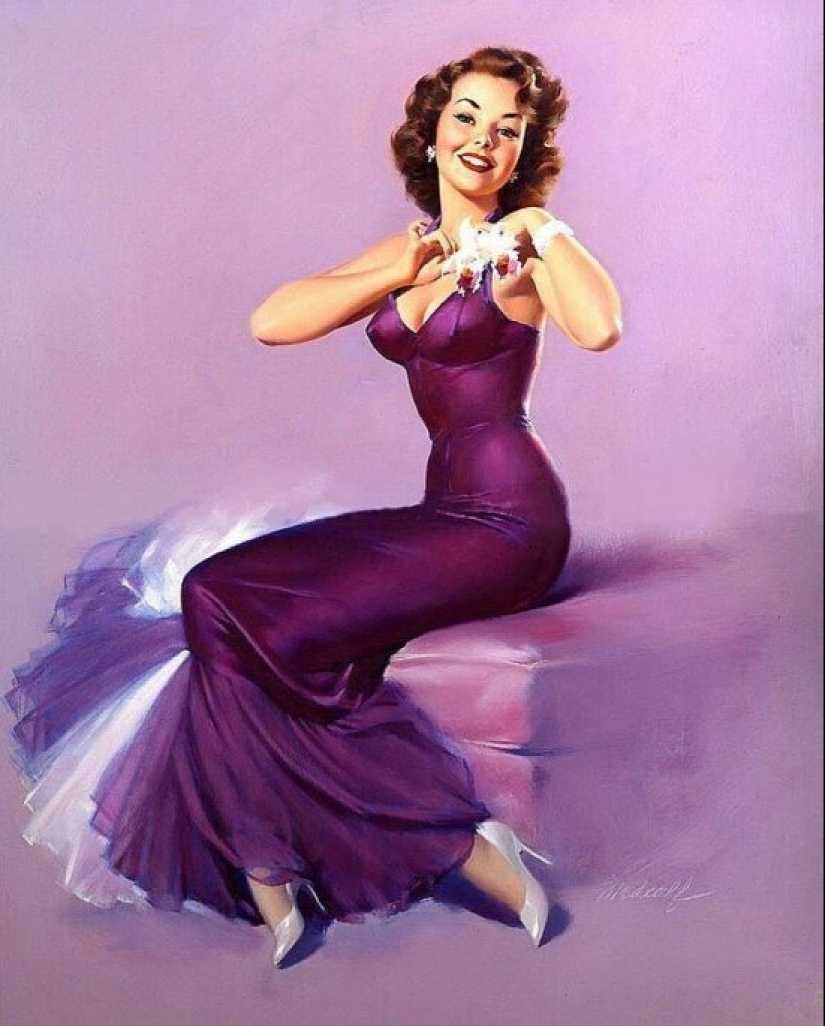 Solid American pinup by Bill Madcalf