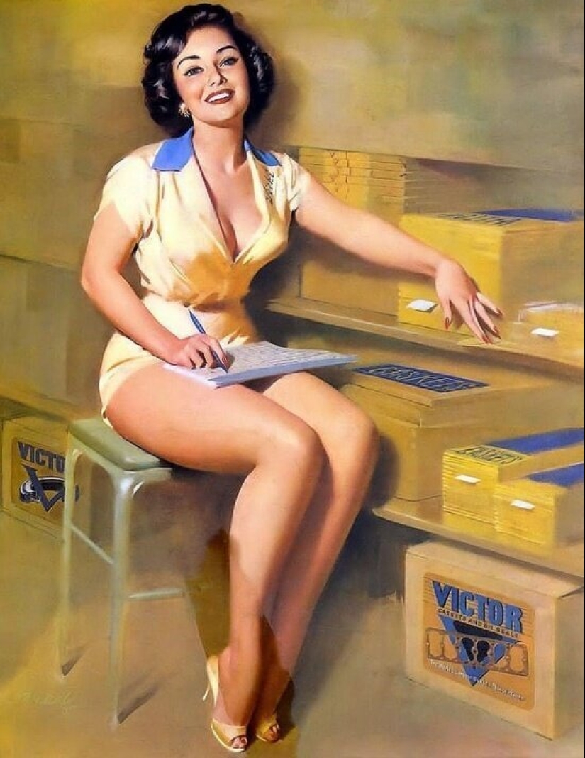 Solid American pinup by Bill Madcalf