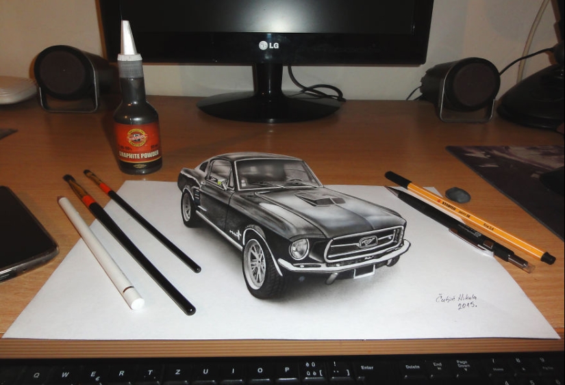 Solo quiero tocarlo: dibujos 3D hiperrealistas