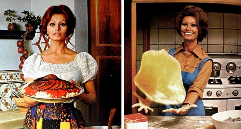 Sophia Loren and her cookbooks