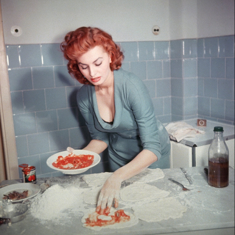 Sophia Loren and her cookbooks