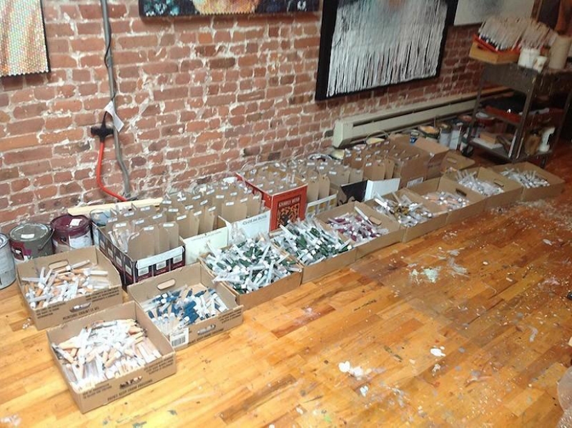 Sorprendentes retratos de píxeles de película de embalaje Sorprendentes retratos de píxeles de película de embalaje