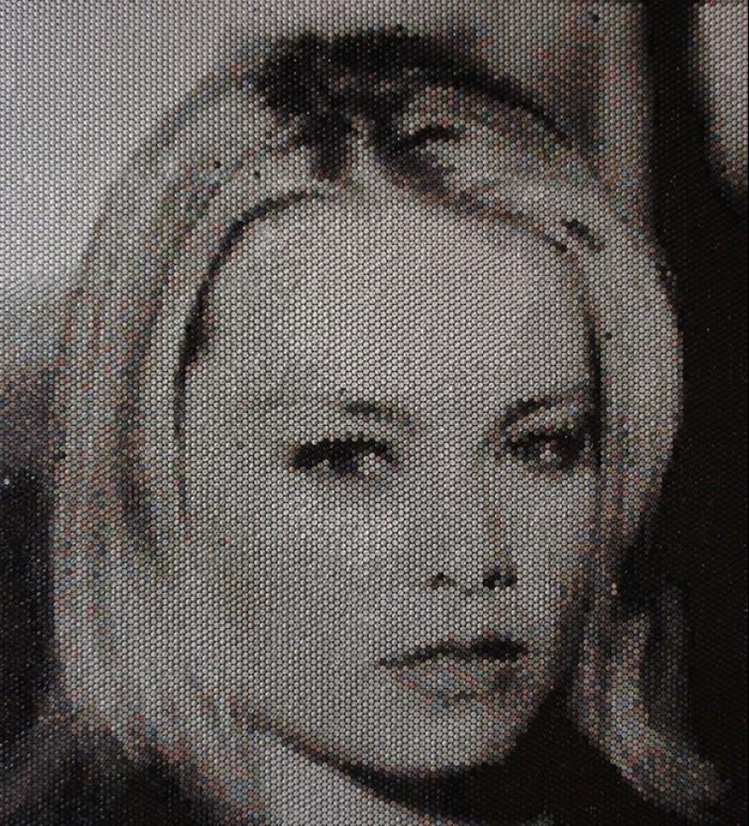 Sorprendentes retratos de píxeles de película de embalaje Sorprendentes retratos de píxeles de película de embalaje