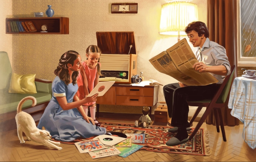Soviet pin-up posters by Valery Barykin