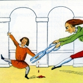 "Stepka-rastrepka" is a German book for children, which is more like a horror