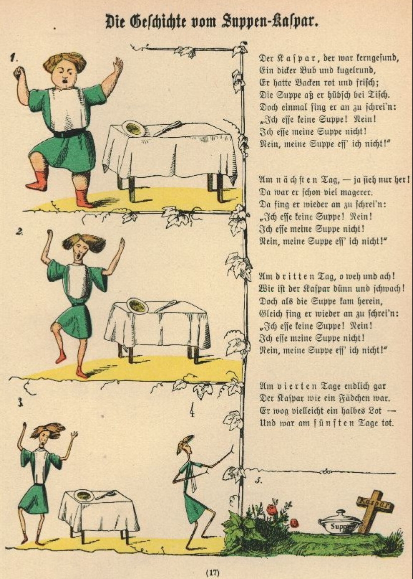 "Stepka-rastrepka" is a German book for children, which is more like a horror "Stepka-rastrepka" is a German book for children, which is more like a horror