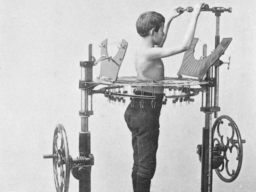 Strange and frightening exercise machines of the Victorian era