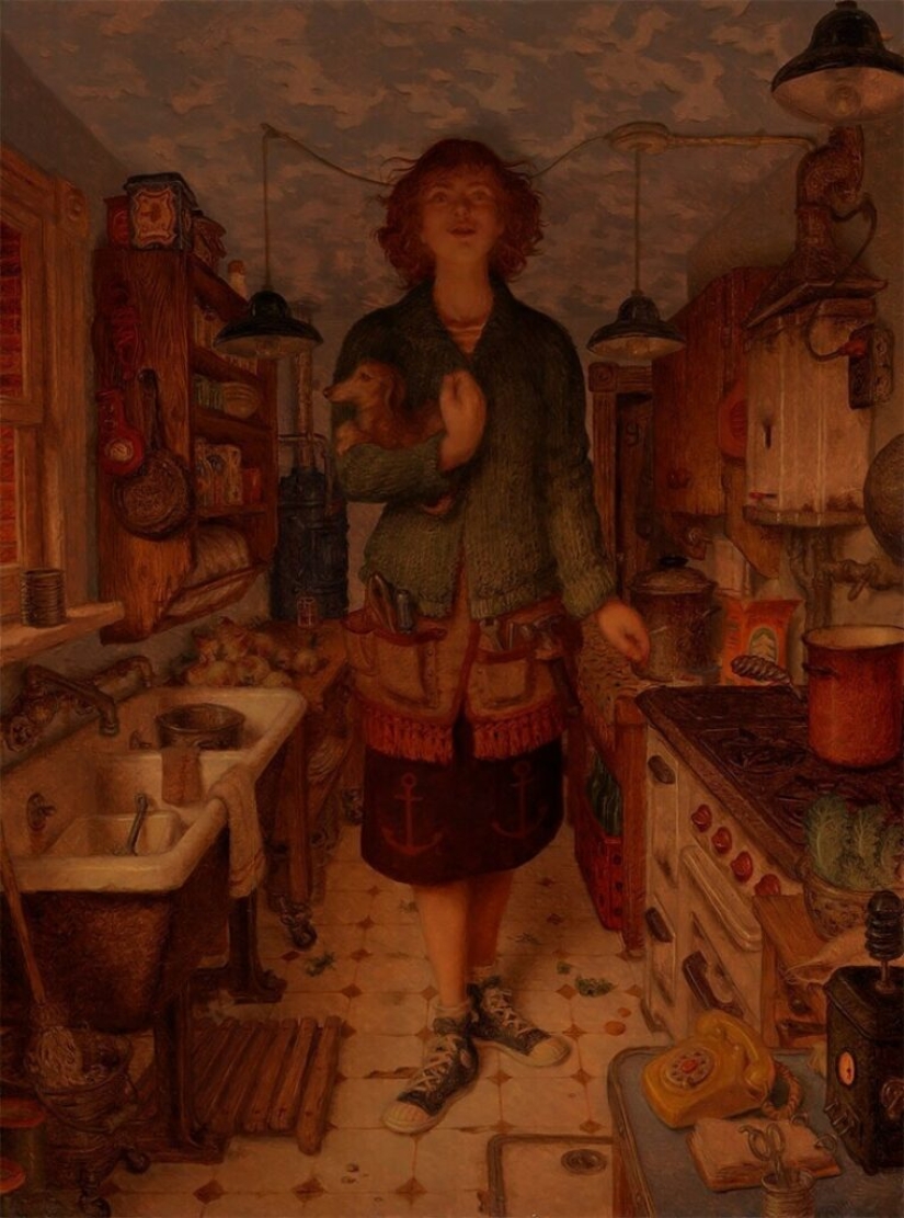 Strange creatures in the paintings of Peter Ferguson