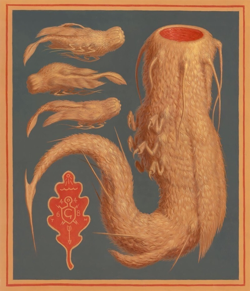 Strange creatures in the paintings of Peter Ferguson