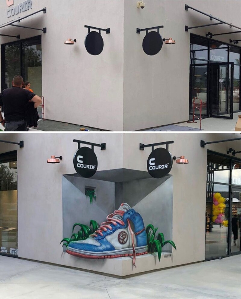 Street artist Tom Bragado Blanco and his stunning urban illusions