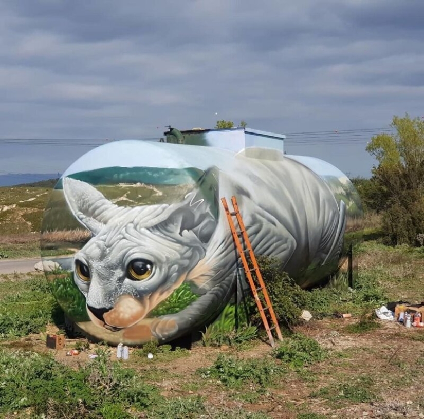 Street artist Tom Bragado Blanco and his stunning urban illusions