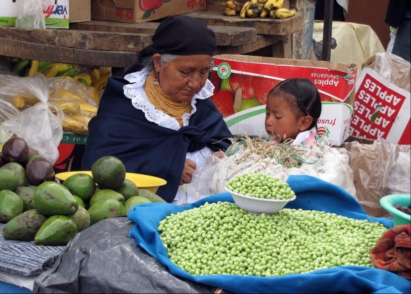 Street trade in different countries of the world