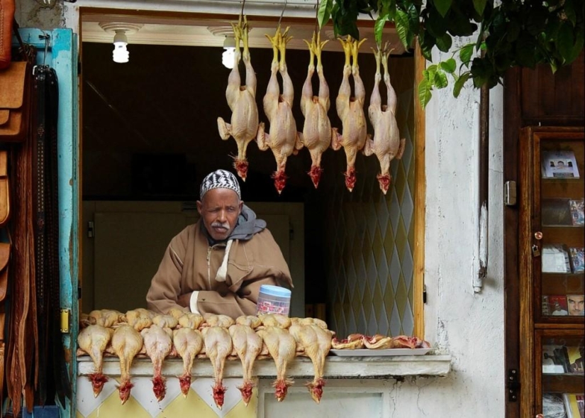 Street trade in different countries of the world