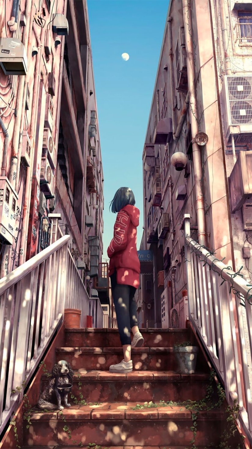 Stunning drawings kouki beaches of Ikegami that look like stills from an anime