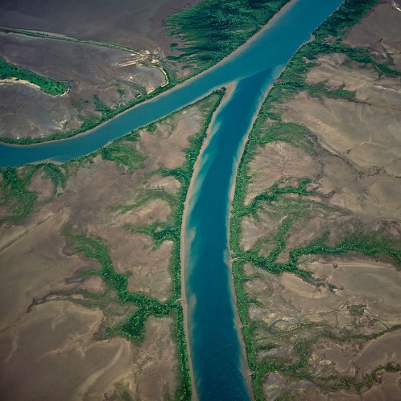 Stunning photos of reservoirs of the Earth from the air Stunning photos of reservoirs of the Earth from the air