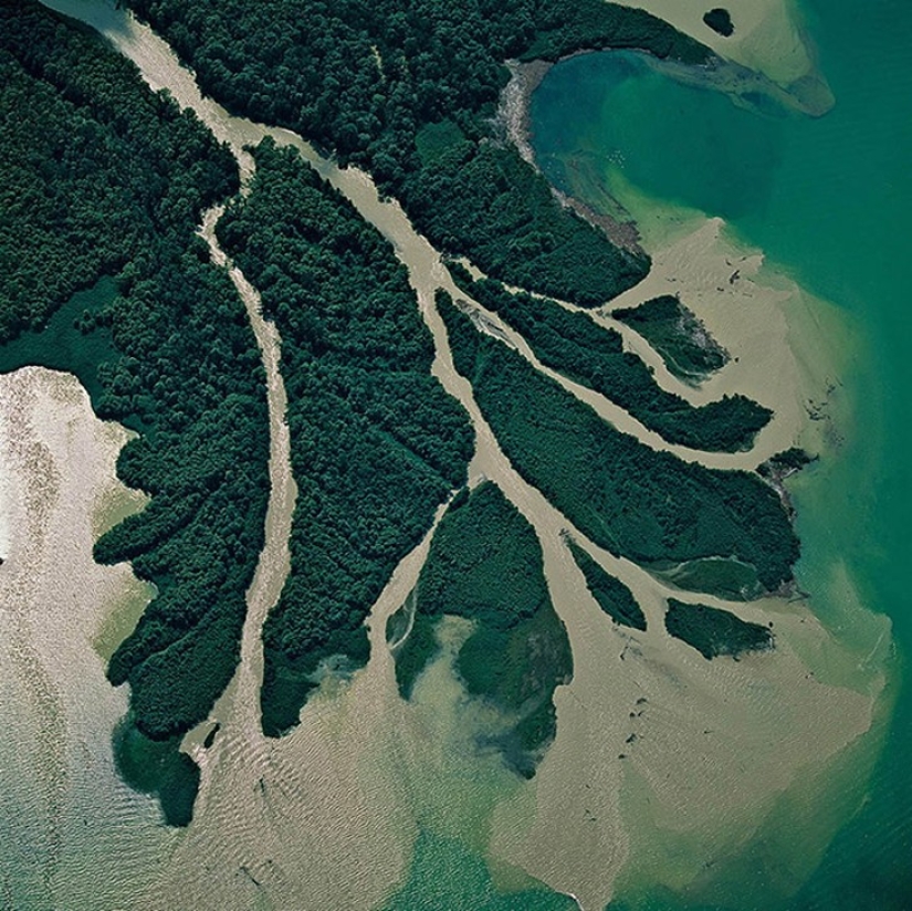 Stunning photos of reservoirs of the Earth from the air Stunning photos of reservoirs of the Earth from the air