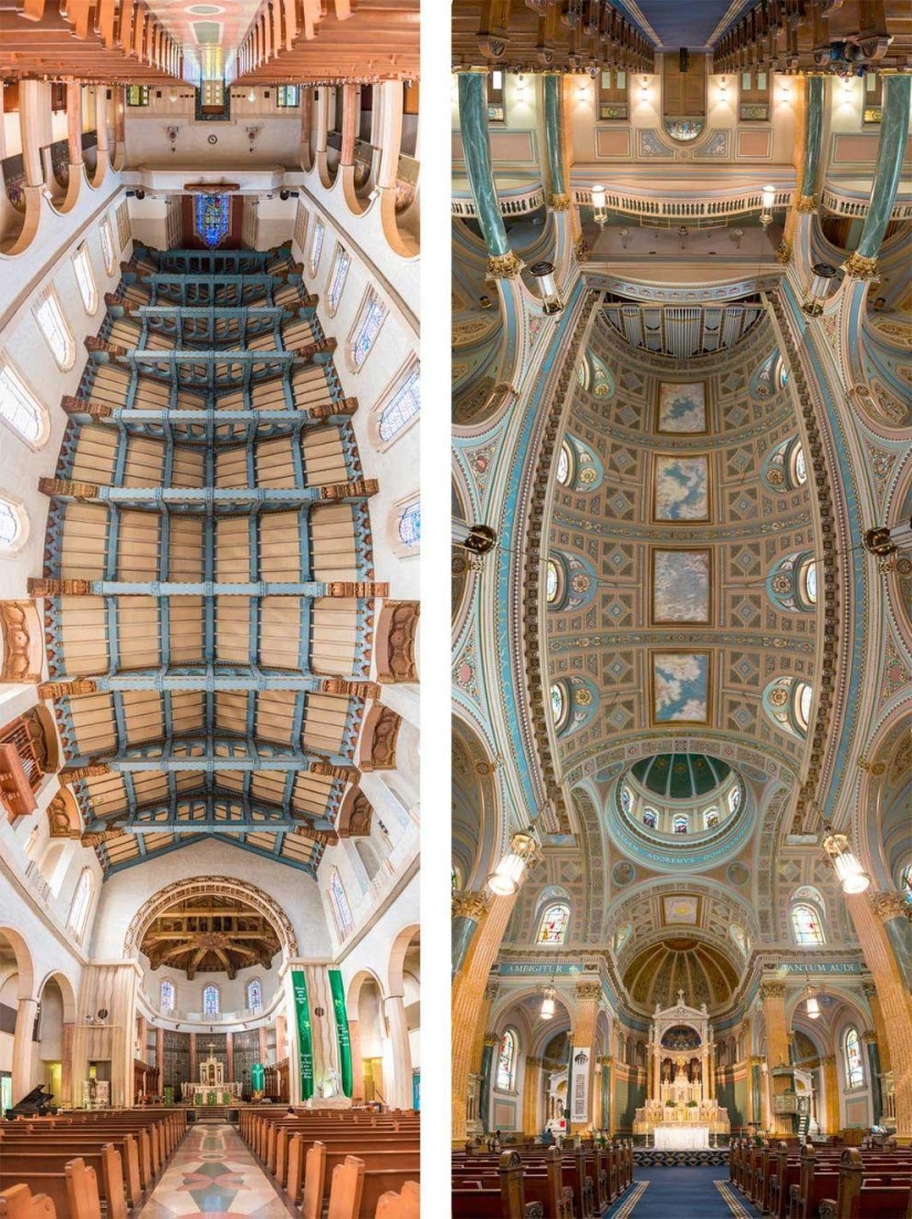 Stunning pictures of temples from the entrance to the altar in one photo