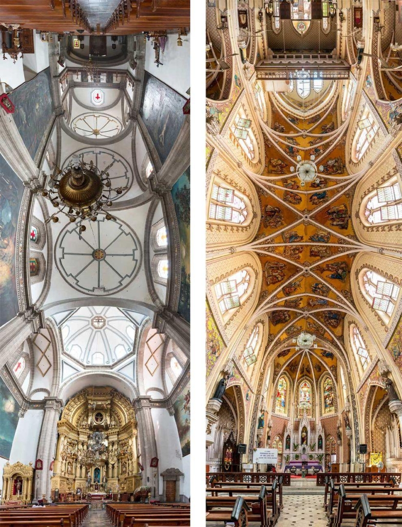 Stunning pictures of temples from the entrance to the altar in one photo