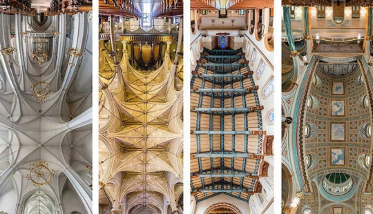 Stunning pictures of temples from the entrance to the altar in one photo