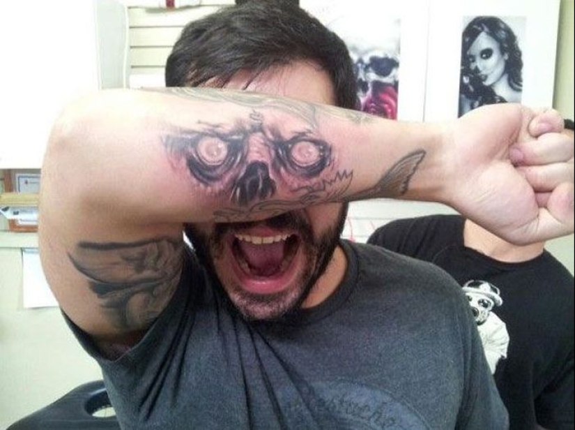 Stunning tattoos made in the most suitable place