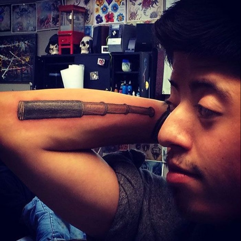 Stunning tattoos made in the most suitable place