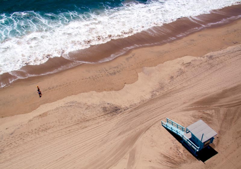 Summer, beach - top view