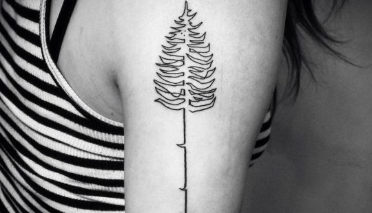 Super beautiful tattoos drawn in one line