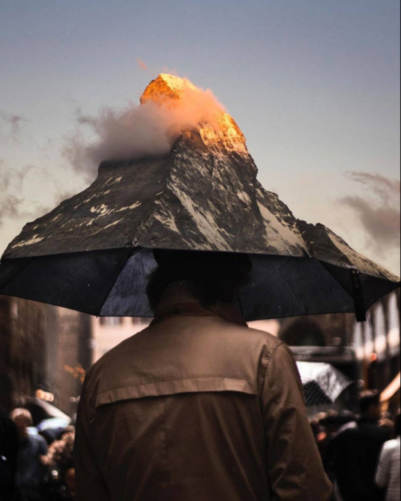Surrealista manipulación de la foto de Justin Peters