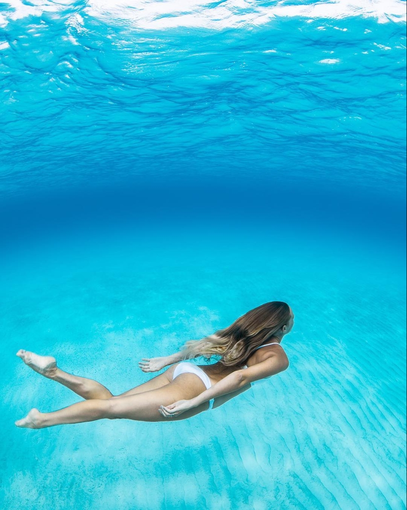 Talentoso fotógrafo andré Musgrove hace una increíble fotos bajo el agua