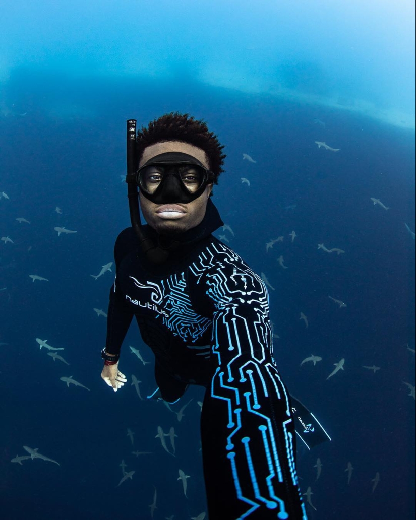 Talentoso fotógrafo andré Musgrove hace una increíble fotos bajo el agua